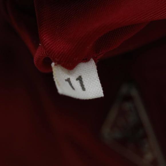 PRADA Shoulder Bag Nylon Red Auth bs12212 - Picture 12 of 16